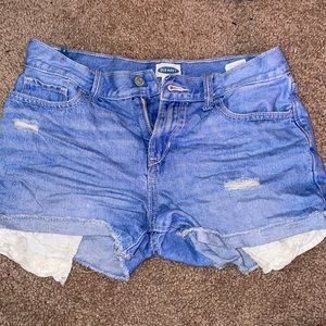 Old navy. Denim shorts. Size 16 kids.